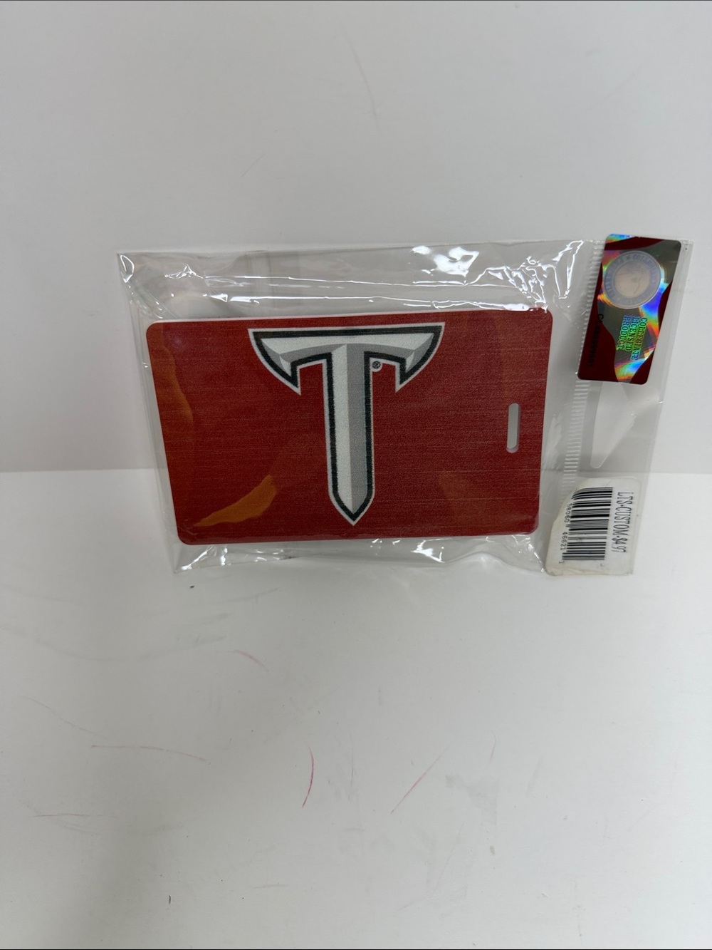 3 for $20 TROY UNIVERSITY TROJANS Luggage Tag Red Black White School Travel NEW
